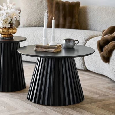 House Nordic Osaka pyöreä sohvapöytä Ø70 cm savutammi